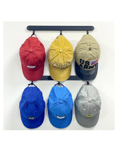 Organizador Adhesivo para Gorras ETOWIFA - Soporte Pared 2 Paquete