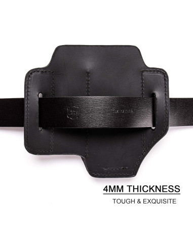 Funda de Cuero Gentlestache para Multiherramienta EDC - Negro