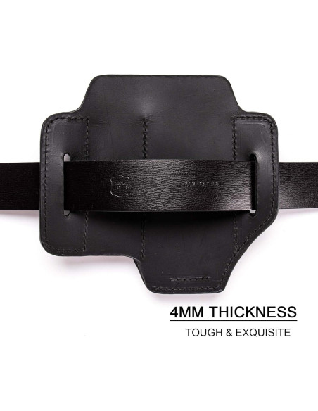 Funda de Cuero Gentlestache para Multiherramienta EDC - Negro