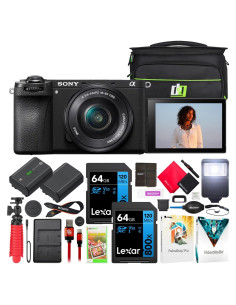 Cámara Sin Espejo Sony a6700 Alpha APS-C 26MP 4K con Lente 16-50mm