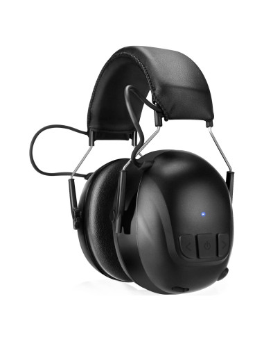 Auriculares de Protección Auditiva Bluetooth 5.4 30dB Negro