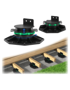 Pedestal Soporte Ajustable Zylorix 14 Paquetes 40-60mm Negro