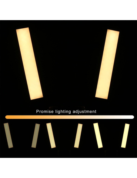 Luz de Video LED Doble Brazo 45W CCYLEZ Ajustable Portátil