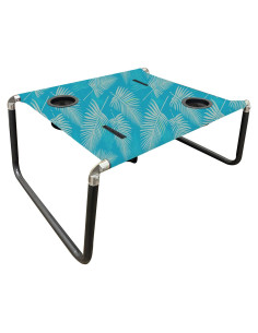 Mesa de Playa Portátil Neso Frondas Aqua 58.4x53.3 cm