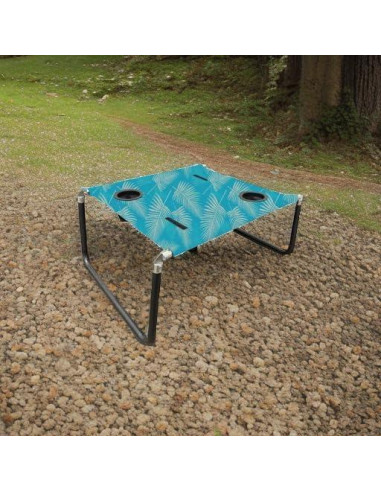 Mesa de Playa Portátil Neso Frondas Aqua 58.4x53.3 cm