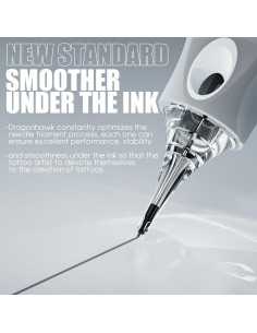 Cartuchos de Agujas de Tatuaje Dragonhawk Glide 50 Piezas Mixtas 2
