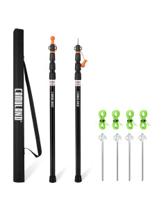 Poste de Lona Ajustable CAMULAND 2.3M Aluminio Ligero