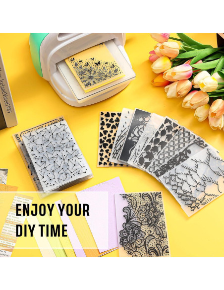 Mumufy 20 Carpetas de Relieve para Tarjetas DIY Clásico