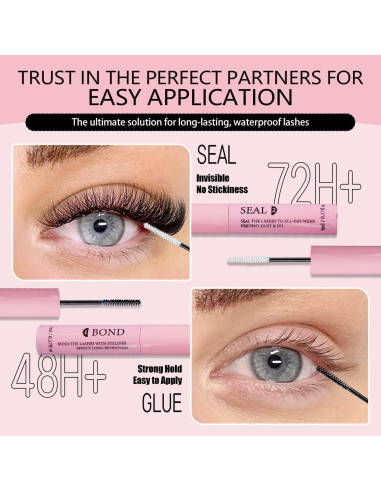 Kit de Pestañas Naturales Wispy Azenlo 120 pcs C Curl 10-16 mm