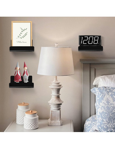 Estantes Flotantes de Acrílico Douildhaiy - 3 Piezas 10.16 cm