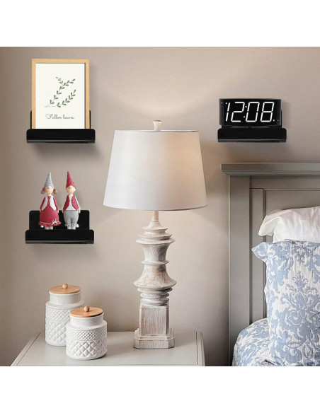 Estantes Flotantes de Acrílico Douildhaiy - 3 Piezas 10.16 cm