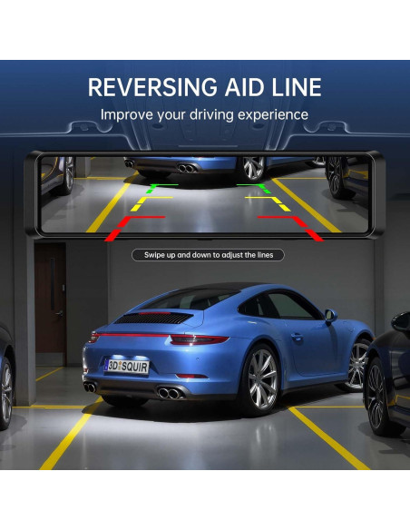 Cámara Dash 4K TUIFAC VT15 con GPS y Pantalla 12"