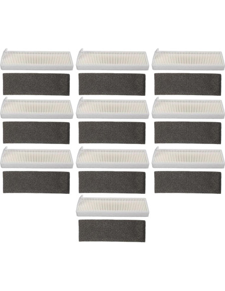 10 Filtros de Aspiradora Robot AUNMAS para G8000, G20, Evol 3