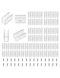 Soportes de Montaje para Luces de Neón Meevt 100PCS 6mm