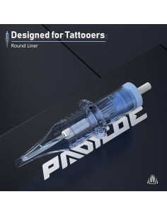Agujas de Cartucho para Tatuaje PADIEOE 20pcs 1203RL Estándar 2