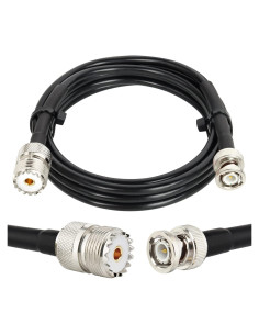 Cable Coaxial RG58 SO239 Hembra a BNC Macho 1.83 m XRDS-RF