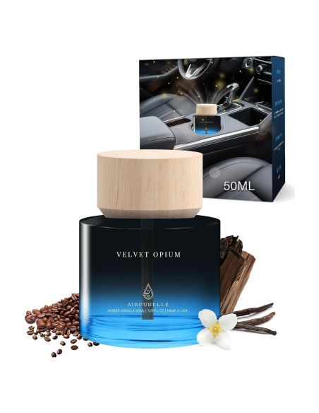 Ambientador de Auto Wellington Vainilla Ámbar 50ml Diseño Taza Ambientador de Auto Wellington Vainilla Ámbar 50ml Diseño Taza