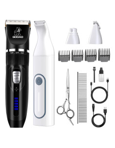 Kit de Cortapelos para Mascotas GOOAD - 4 en 1 Silencioso