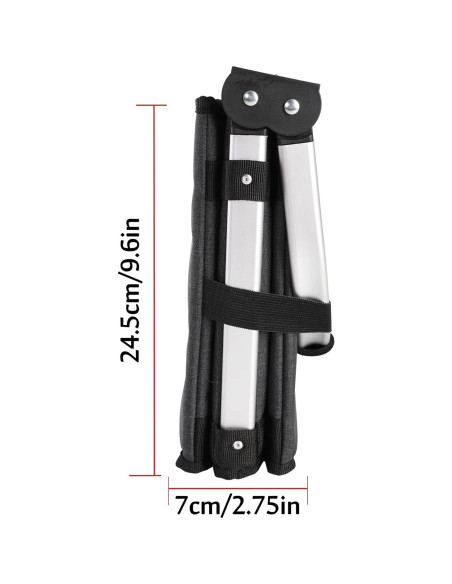 Cesta Plegable ALLCAMP 27L Negra - Almacenamiento Compacto