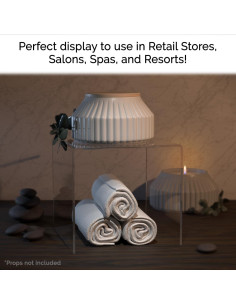 Soporte Elevador de Acrílico Transparente 15.24 cm Marketing Holders 2