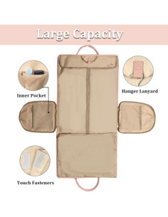 Bolsa Duffle Impermeable LANSKLBD 2 en 1 para Ropa y Zapatos 2