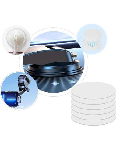 8 PCS Disco Adhesivo Doble Cara 80mm MGQFY para Montaje