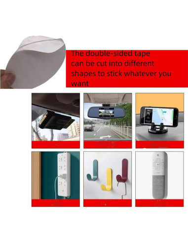 8 PCS Disco Adhesivo Doble Cara 80mm MGQFY para Montaje