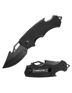 Cuchillo de bolsillo plegable FLISSA mini acero inoxidable 6.35 cm