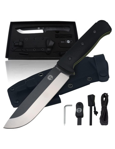 Cuchillo de Supervivencia Holtzman's Gorilla 28.5 cm G10 Negro Verde