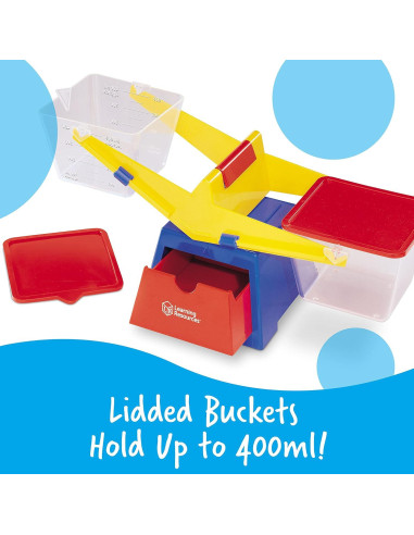 Escala de Balance de Cubo Learning Resources - 400 ml, 3+ años