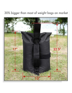 Bolsas de Peso para Carpa Leader Accessories 4Pcs 11.34kg 2