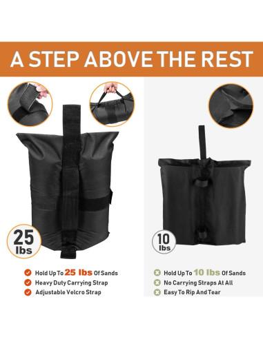 Bolsas de Peso para Carpa Leader Accessories 4Pcs 11.34kg