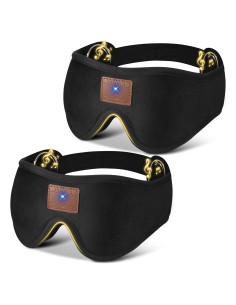 Paquete de 2 Máscaras de Sueño 3D ASIILOVI con Bluetooth