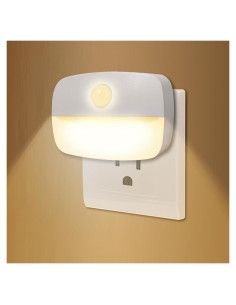 Luces Nocturnas LED con Sensor de Movimiento Gugwey 0.6W 3000K