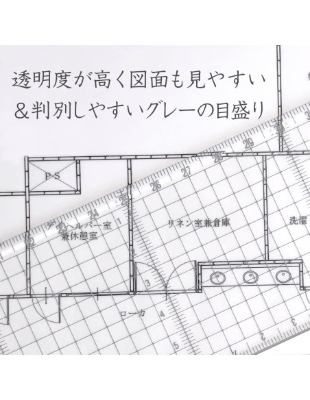 Escuadra de Regla Staedtler 30cm Modelo 962 05-30
