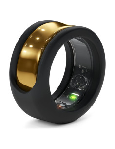 Protector de Silicona Rinfit para Anillo Inteligente Talla 6 Negro