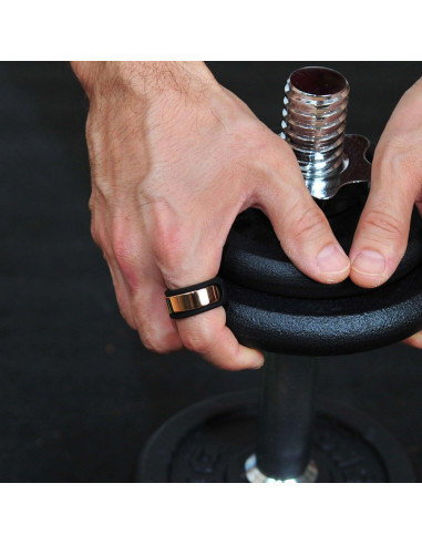 Protector de Silicona Rinfit para Anillo Inteligente Talla 6 Negro