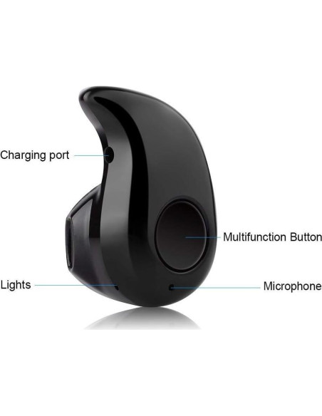 Auricular Bluetooth AIYIBEN S530 Inalámbrico Manos Libres Negro