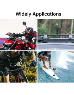 Kit de Montaje para Motocicleta 42 en 1 NUOBAKE para Cámaras 2