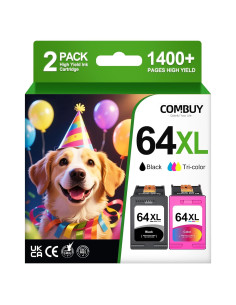 Combo de Cartuchos de Tinta 64XL COMBUY para HP Envy Photo