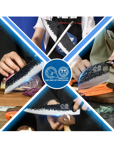 Conjunto de cuchillos de chef profesional XYJ 13 piezas