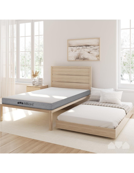 Colchón de Espuma Viscoelástica Milliard 5" Individual