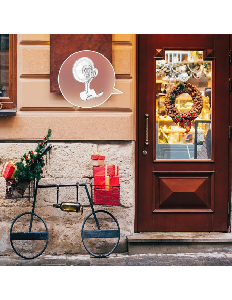 Soporte de Afeitar con Ventosa VIS'V - 2 Pcs, Transparente, Removible