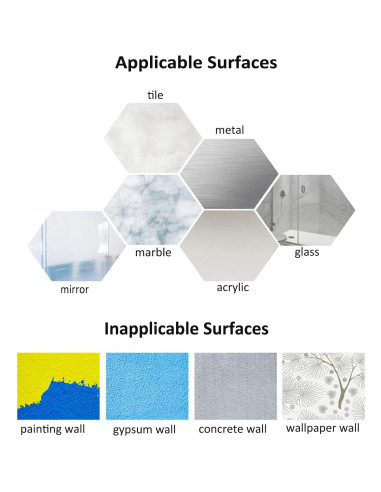 Soporte de Afeitar con Ventosa VIS'V - 2 Pcs, Transparente, Removible