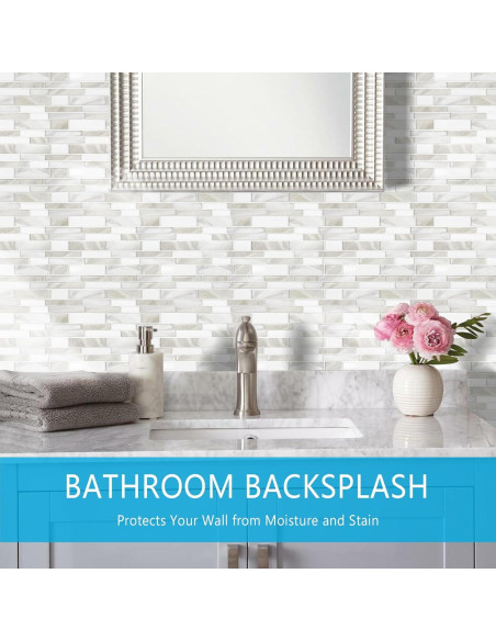 Azulejos Autoadhesivos Vamos Tile 10 Hojas 30.48x30.48cm Beige/Blanco Azulejos Autoadhesivos Vamos Tile 10 Hojas 30.48x30.48cm Beige/Blanco