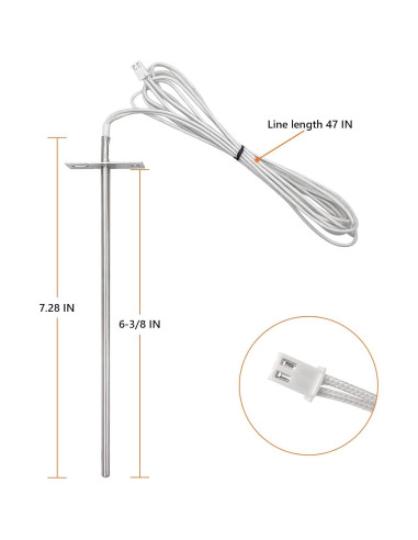 Sensor de Temperatura YAOAWE PG24-44 para Parrilla Camp Chef