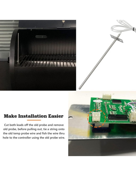 Sensor de Temperatura YAOAWE PG24-44 para Parrilla Camp Chef