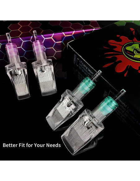 Agujas de Cartucho de Tatuaje BIGWASP 12PCS Magnum 29RM Agujas de Cartucho de Tatuaje BIGWASP 12PCS Magnum 29RM