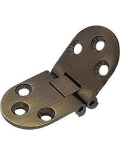 Hinge de Mesa Plegable QCAA, Latón Antiguo, 2 Paquete 2