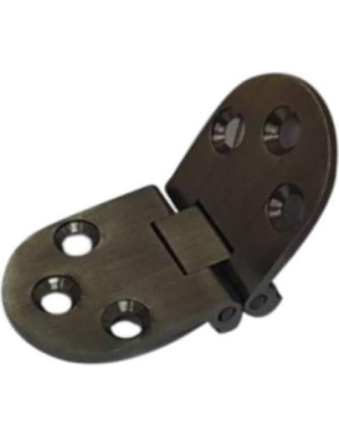 Hinge de Mesa Plegable QCAA, Latón Antiguo, 2 Paquete